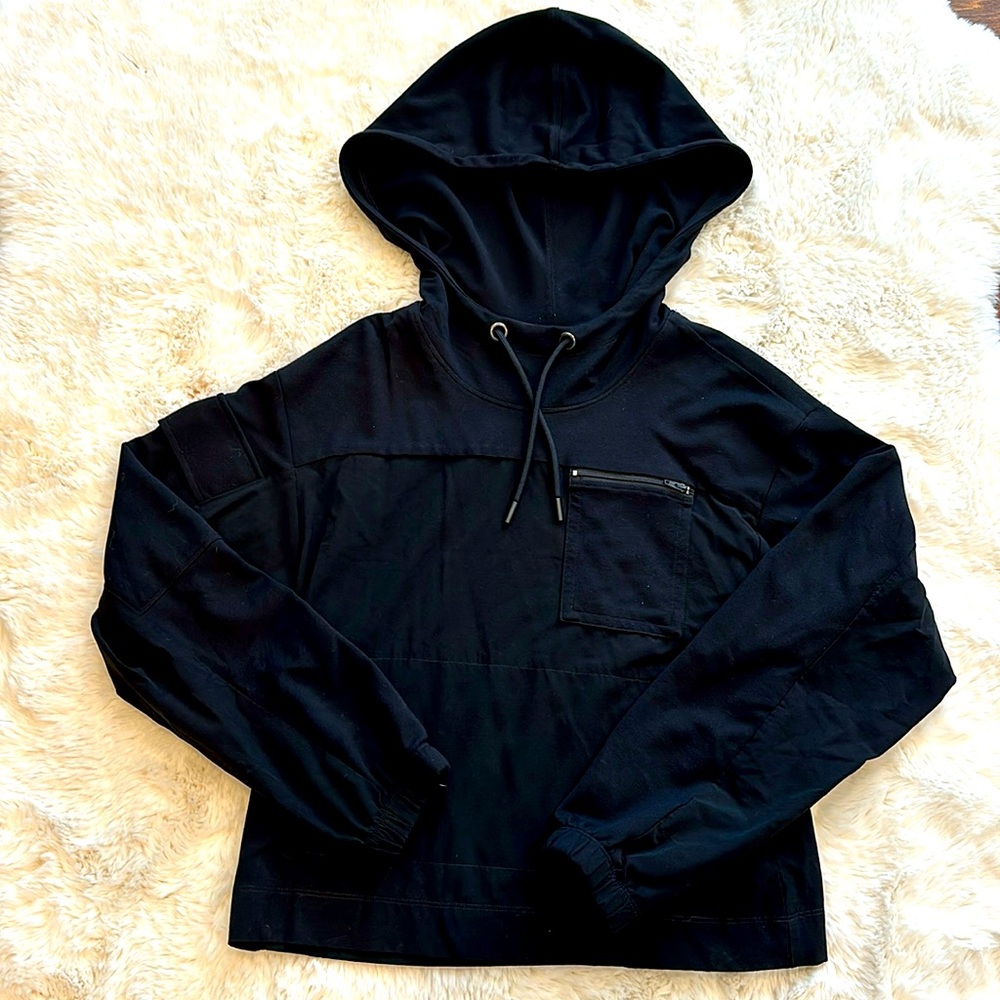 Mixed Media Hoodie by Cabi